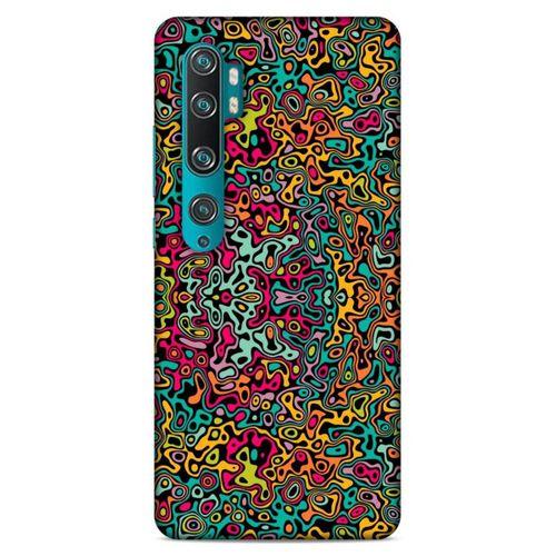 Lopard Xiaomi Mi Note 10 Uyumlu Kılıf Soyut Sanat (30) Desenli Silicone Case