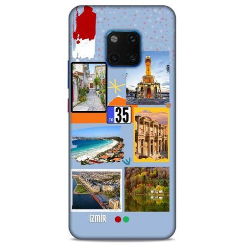 Lopard Huawei Mate 20 Pro Uyumlu Kılıf Şehirli ※ (35) İzmir Fit Design Kılıf