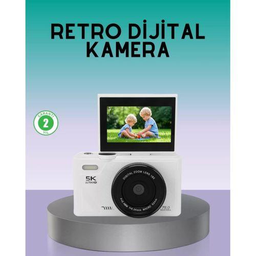 Wifi Bağlantılı 5k Ultra Hd Dijital Kamera 75mp Otofokus