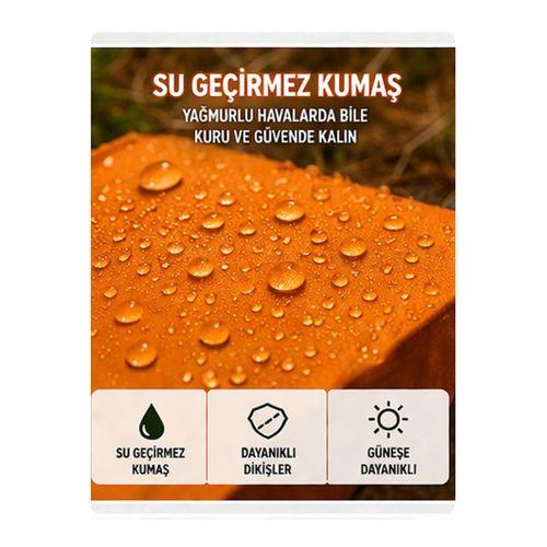 Otomatik Kabin Giyinme Çadırı 120x120x190 Cm Üst Havalandırma Yan Pencereli Duş & Wc Çadırı