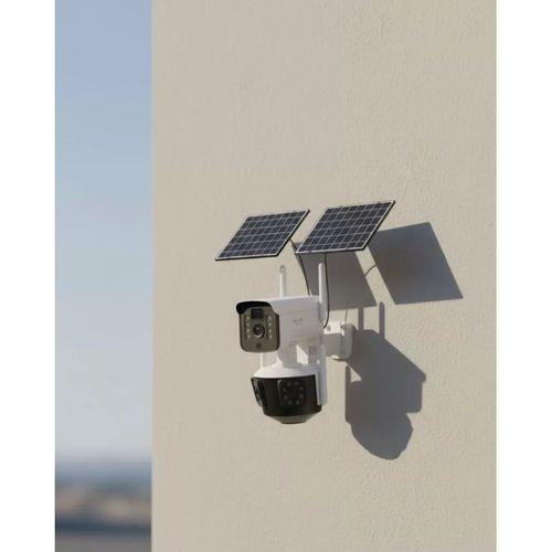 Solar Enerjili 4g Kablosuz Güvenlik Kamerası 12000mah Bataryalı