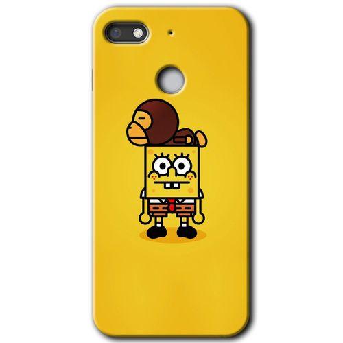 Potkal Hediye Fabrikası General Mobile GM 8 Go Kılıf HD Desen Baskılı Arka Kapak - Sünger Bob