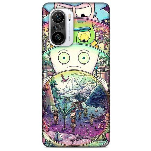 Xiaomi Redmi K40 Uyumlu Kılıf Rick And Morty (48) Bumper Kılıf Decoy Jerrys