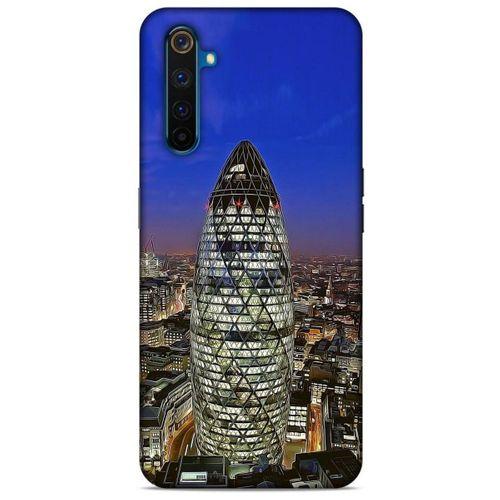 Oppo Realme 6 Pro Kılıf Dünya Mimarisi (34) Slim Armor Kılıf Mary Axe Londra