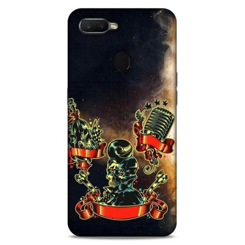 Lopard Oppo Ax7 Uyumlu Kılıf Tattoo's (16) Kalın Kılıf Karışık