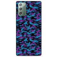 Kamuflaj 22 Samsung Galaxy Note 20 Kılıf Silikon Kapak