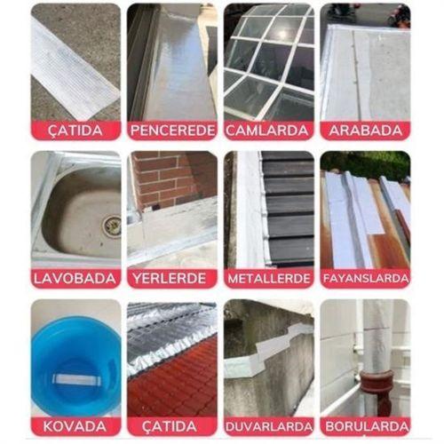 Angel Of Life® Yüksek Sıcaklık Dayanan Su Geçirmez Çatı Boru Duvar Çatlak Onarıcı Yapışkan Bant Folyo 5 cm