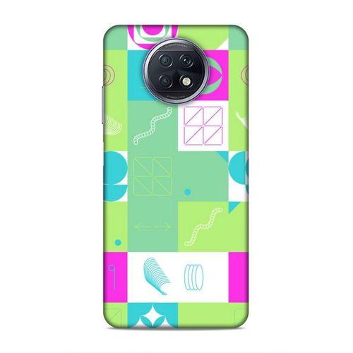 Xiaomi Redmi Note 9T Uyumlu Kılıf Insomnia (30) Silicone Case Pembe Yeşil