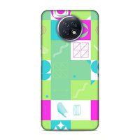 Xiaomi Redmi Note 9T Uyumlu Kılıf Insomnia (30) Silicone Case Pembe Yeşil