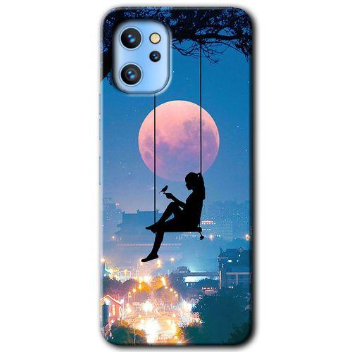 Reeder S19 Max Pro Kılıf HD Desen Baskılı Arka Kapak - Yalnız Kadın