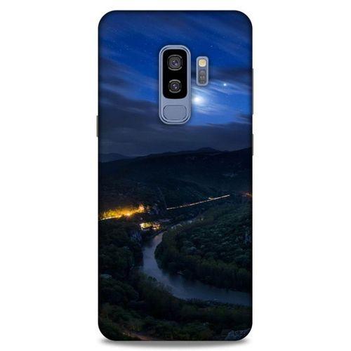 Lopard Samsung Galaxy S9 Plus Uyumlu Kılıf Gece'S (50) Shockproof Kılıf Şehir Işıkları