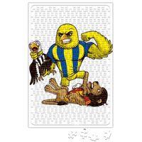 Kanarya Kartal Aslan Boğazlıyor Puzzle 240 Parça Yapboz