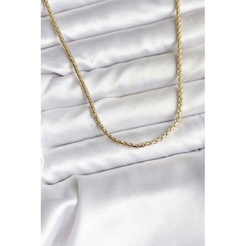 14K Gold Renk Kaplama Zincir Model CM Kadın Kolye