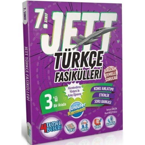 7. Sınıf Türkçe JETT Soru Fasikülleri Ünlüler Yayınları