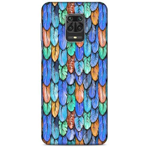 Xiaomi Redmi Note 9 Pro Kılıf Desenli Özel Seri Tüyler (37) Silicone Cover