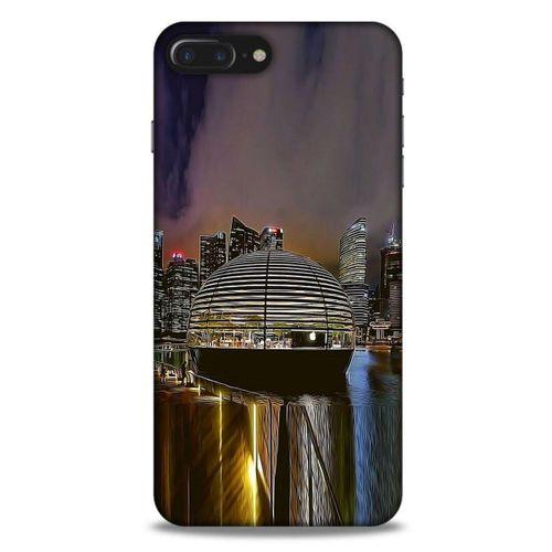 Apple Iphone 7 Plus Kılıf Dünya Mimarisi (49) Ultra Silikon Kılıf Apple Marina Bay