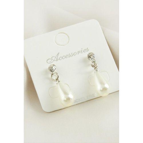 Damla İnci Taşlı Küpe