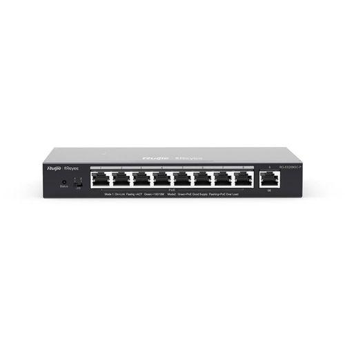 RUIJIE REYEE RG-ES209GC-P 8 PORT GIGABIT + 1 PORT GIGABIT RJ45 UPLINK CLOUD YÖNETİLEBİLİR 120W POE SWITCH