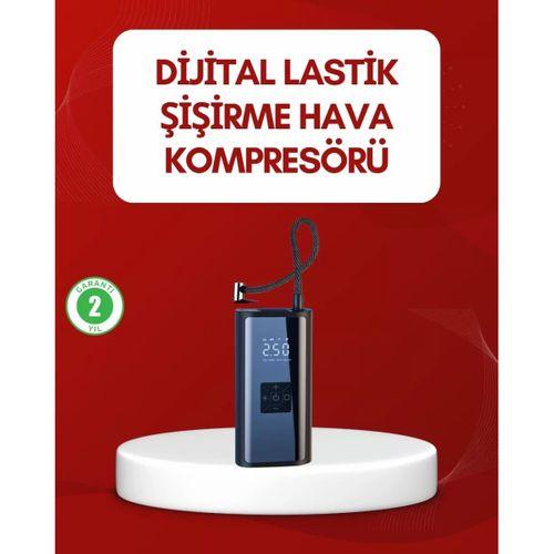 12v Uyumlu Çok İşlevli Akıllı Araç Lastik Pompası