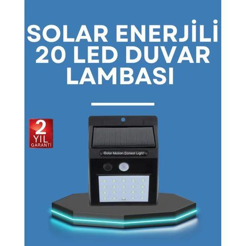 Hareket Algılamalı Solar Led Güvenlik Lambası