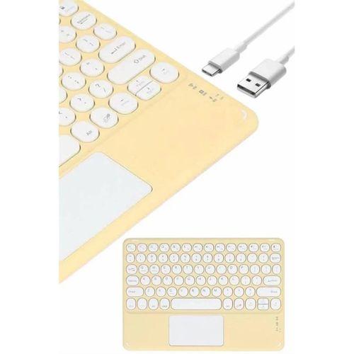 Touchpad Uyumlu Bluetooth Klavye Slim Kablosuz Wifi Q Klavye