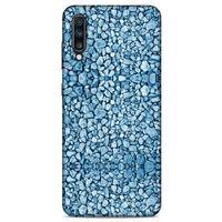 Samsung Galaxy A70 Kılıf Baskılı Özel Seri Taşlı (22) Tam Koruma Kılıfı