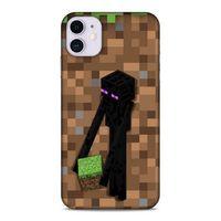 Lopard Apple Iphone 11 Uyumlu Kılıf PiXel (26) Tpu Silikon Kılıf Kahverengi MC