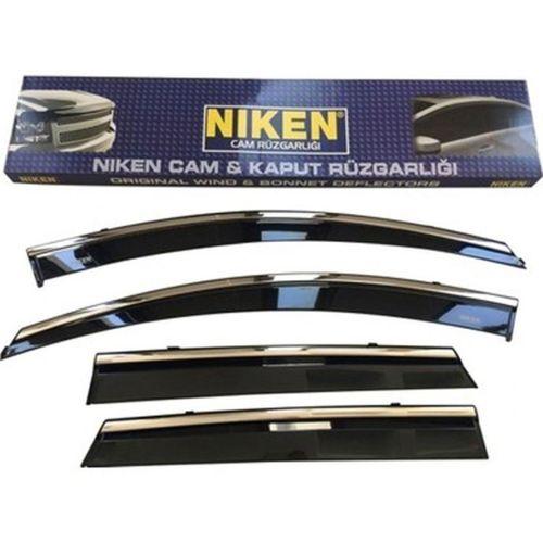 Opel Combo Niken Kromlu Cam Rüzgarlığı 4lü Set 2019 ve Üstü