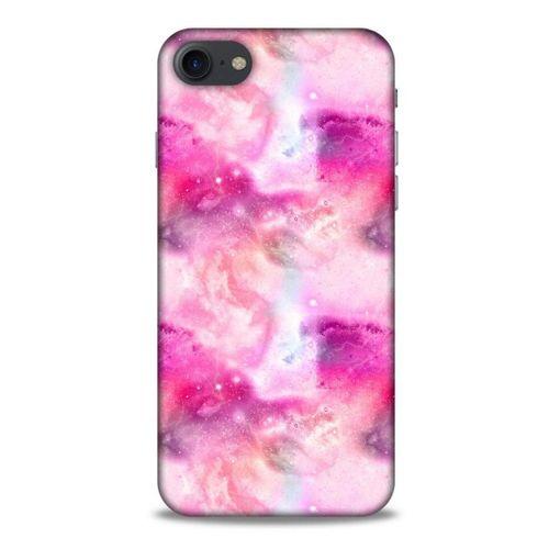 Mermer Desenli (5) Tema Koruma Kabı Fuşya Apple Iphone 8 Kılıf