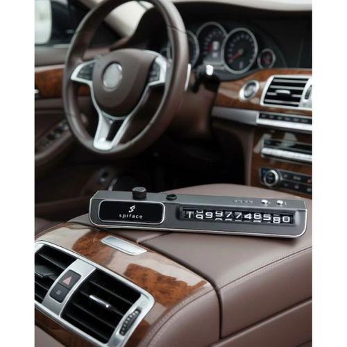 Araç İçi Led Park Telefon Numarası Göstergesi Ön Cam Uyumlu 2 Koku Hediyeli