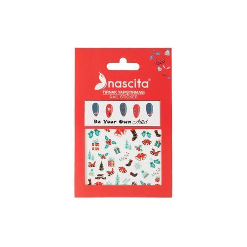 nascita Merry Christmas Tırnak Stickerı - 05