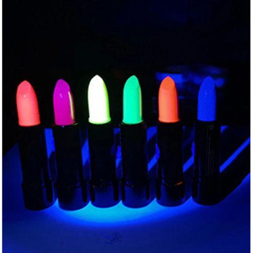 Karanlıkta Parlayan Yanan Uv Neon Ruj Yüz Boyama 6 Adet 6 Renk - Lisinya