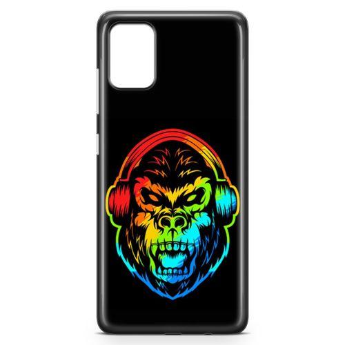 Samsung Galaxy A51 Kılıf Goril Colorful Arka Kapak Koruma Desenli Full Koruyucu