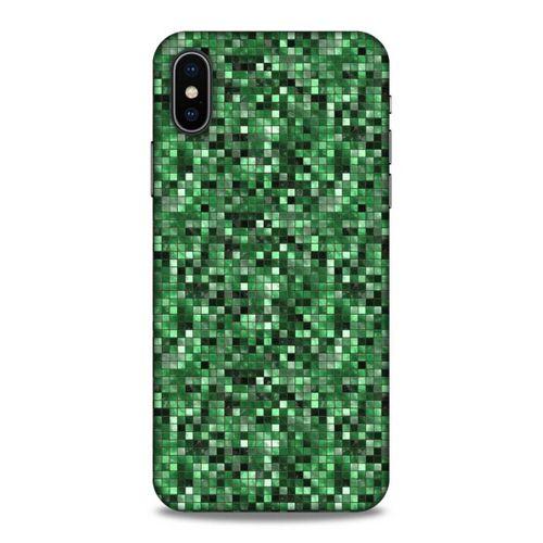 Lopard Apple Iphone X Uyumlu Kılıf PiXel (10) Full Koruma Kılıfı Bloklar