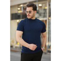 Erkek Yarım Balıkçı Yaka Kısa Kollu T-shirt