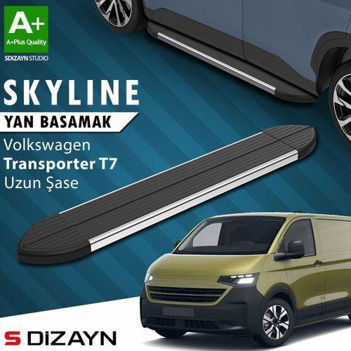 S-Dizayn VW Transporter T7 Skyline Krom Yan Basamak 263 Cm 2024 Üzeri A+ Kalite