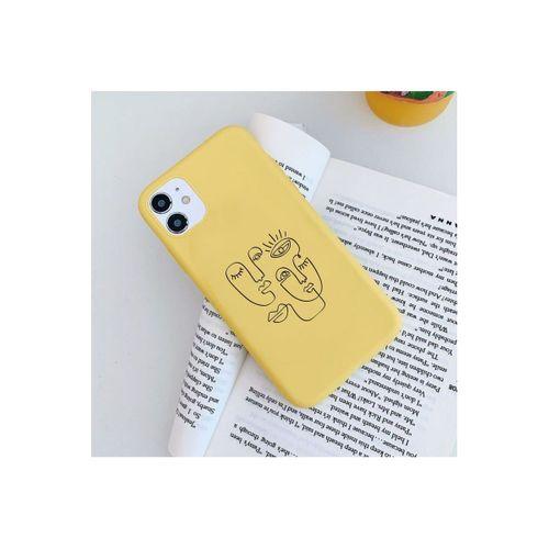Binbir Yüz iPhone 11 Sarı Lansman Telefon Kılıfı