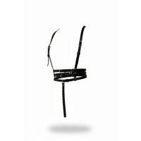 Siyah Kadın Kemer Deri Tokalı Vücut Aksesuarı - Brf178