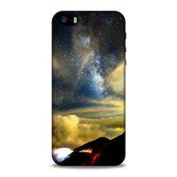 Lopard Apple Iphone 5S Uyumlu Kılıf Gece'S (17) Tasarım Kılıf Sarı