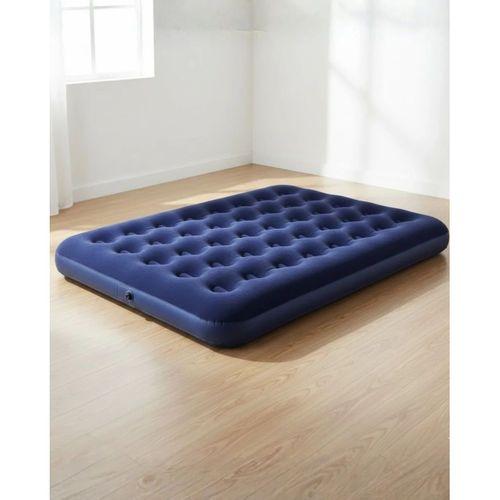 Dış Mekan Şişme Yatak Çift Kişilik Flokeli Yüzey Konforlu Kullanım