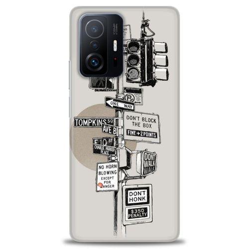 Xiaomi Mi 11T Pro Kılıf HD Baskılı Kılıf - Tabelalar + Tam Ekran Koruyucu