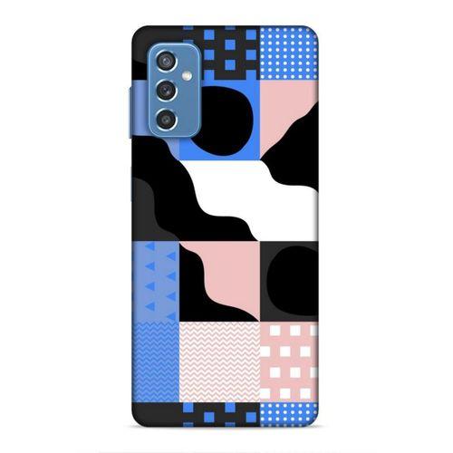 Samsung Galaxy M52 Uyumlu Kılıf Insomnia (44) Tough Armor Kılıf Mavi Siyah
