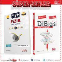 Limit 2020 TYT Fizik ve AKM Dil Bilgisi Soru Bankası Seti 2 Kitap