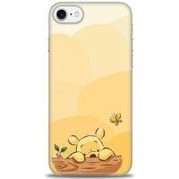 iPhone 8 Kılıf HD Baskılı Kılıf - Winnie ve Kelebek + Tam Ekran Koruyucu