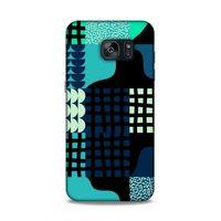 Samsung Galaxy S7 Edge Uyumlu Kılıf Insomnia (17) Tasarım Kılıf Yeşil Lacivert