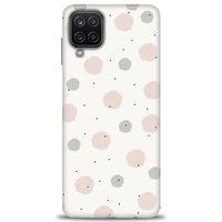 Samsung Galaxy A12 Kılıf HD Baskılı Kılıf - Soft Benekler + Tam Ekran Koruyucu