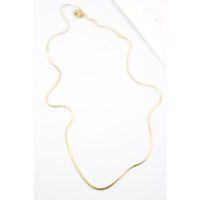 Yılan Zincir Kolye - 46cm - Altın