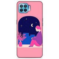 Oppo Reno 4 Lite Kılıf Depresyon (3) Kapak Lacivert Turuncu