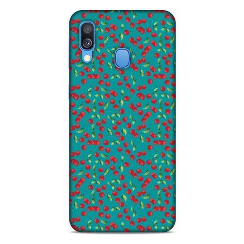 Frutix Vişne 01 Samsung Galaxy A40 Kılıf Desenli Silikon
