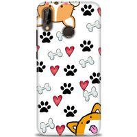 Huawei P20 Lite Kılıf HD Baskılı Kılıf - Dog + Tam Ekran Koruyucu